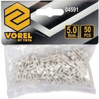 Distanțiere tip "T" 5 mm, 50 buc Vorel 04591
