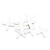 Distanțiere tip cruce pentru faianță, 6 mm, 75 bucăți Vorel 04660