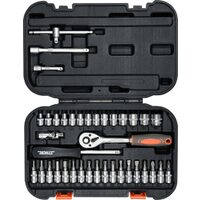 Trusa tubulare 1/4'', 38 buc Sthor 58640