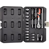 Trusa tubulare 20 piese 1/4 Yato YT-14491