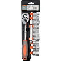 Set 11 chei tubulare si antrenor 1/2" Sthor 58633