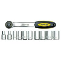 Antrenor cu clichet 1/2 + 10 tubulare Vorel 58602