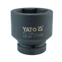 Cheie tubulară hexagonlă de impact 50 mm 1" Yato YT-1198