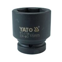 Cheie tubulară hexagonlă de impact 46 mm 1" Yato YT-1196