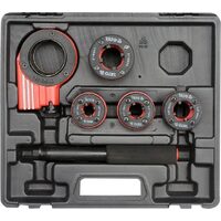 Trusa filiere pentru tevi 3/8", 1/2", 3/4" si 1" cu antrenor Yato YT-29001