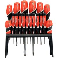 Set surublenite cu suport 18 bucati 25982 Yato YT-25982
