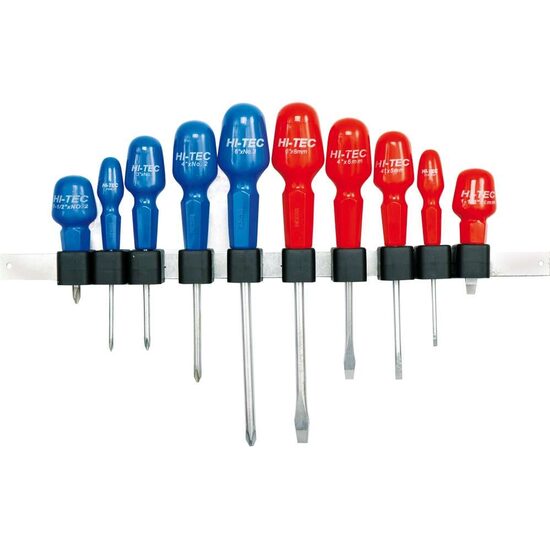 Set 10 șurubelnițe HI - TEC drepte Vorel 61600