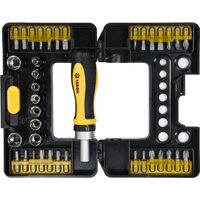 Trusa tubulare si biti, 38 buc Vorel 65023