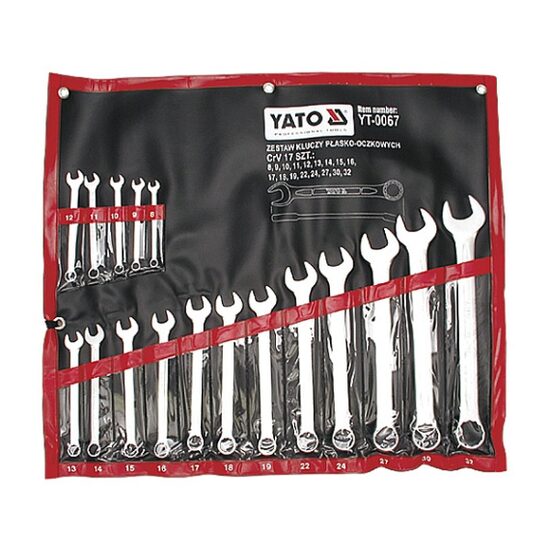 Set 17 chei combinate 8 - 32 mm Yato YT-0067