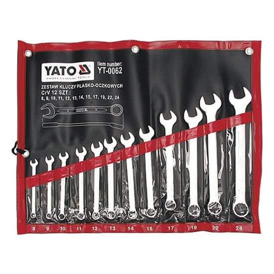 Set 12 chei combinate 8 - 24 mm Yato YT-0062