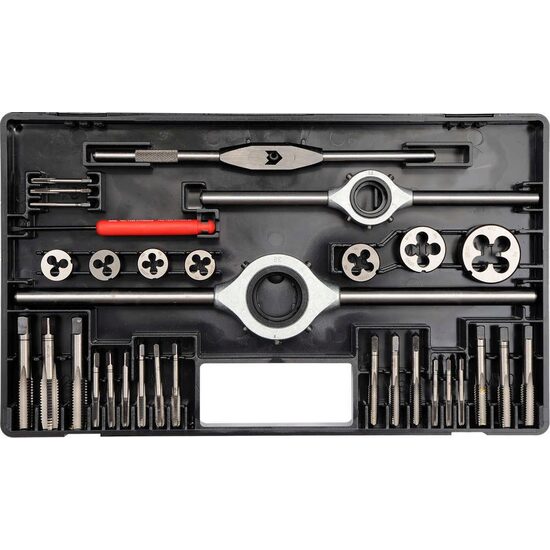 Trusa filiere si tarozi M3 - M12, 32 piese Vorel 24900