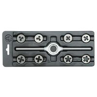 Trusa filiere M3 - M12, 9 piese Vorel 24950
