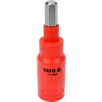 Bit hex 8 x 75 mm cu adaptor 3/8" vde Yato YT-21083