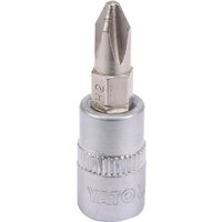 Bit cruce PH2 cu adaptor 37 mm 1/4" Yato YT-04412