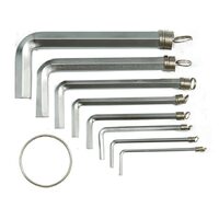 Set imbusuri 10 buc 1.5 - 10 mm, CR-V Vorel 56391