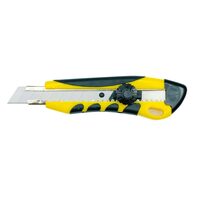 Cutter cu protectie si maner gumat 18 mm Vorel 76183