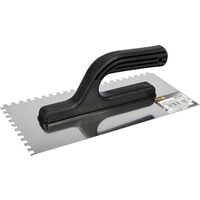 Gletiera inox crestata 125 x 270 mm, 6 x 6 mm Vorel 06760