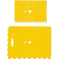 Set raclete cu dinti 178 x 132 mm, 133 x 91 mm Vorel 05960