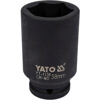 Cheie tubulară de impact lungă 38 mm 3/4" Yato YT-1138