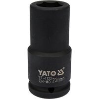 Cheie tubulară de impact lungă 22 mm 3/4" Yato YT-1122