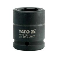 Cheie tubulară de impact 28 mm 3/4" hexagonală Yato YT-1078
