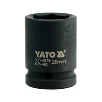 Cheie tubulară de impact 26 mm 3/4" hexagonală Yato YT-1076