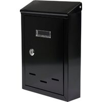 Cutie postala 285 x 200 x 60 mm negru Vorel 78540