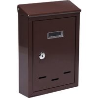 Cutie postala 285 x 200 x 60 mm maro Vorel 78542