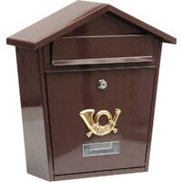 Cutie postala 380 x 320 x 105 mm maro Vorel 78582