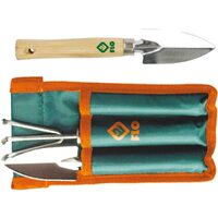 Set 3 unelte cromate 2 sape + 1 cultivator Flo 99028