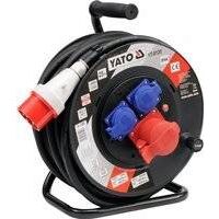 Prelungitor cauciucat cu tambur 25 m Yato YT-8120