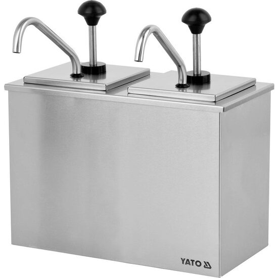 Dispenser cu dozator pentru sos dublu 2 x 3 L Yato YG-00558