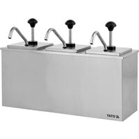 Dispenser cu dozator pentru sos triplu 3 x 3 L Yato YG-00559