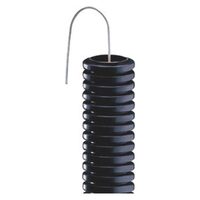 Tub Flexibil Fir 25mm Negru  DX15125R