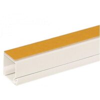Canal cablu PVC alb cu banda adeziva 25x16mm 2ml/buc Novelite 001 159 025016 20 00