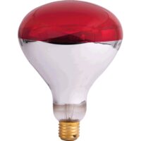 Bec Infrarosu R125 250W E27 Rosu 