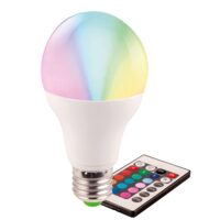 Bec LED EVO17 A60 5W E27 RGB Telecomanda 
