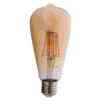 Bec LED EVO17 Filament ST64 6W E27 2200K Auriu