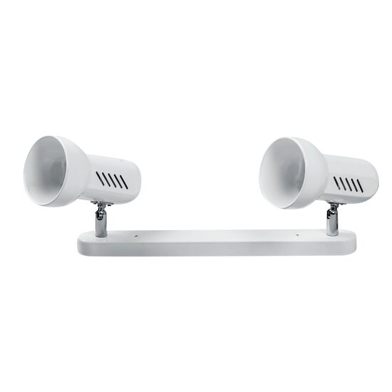 Spot Bara Rodin Alb 2xE14 