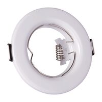 Rama Spot Rotund Alb GU10 fara sursa