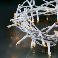 Instalatie Extensibila 50 LED 3.6W Blue Cablu Alb