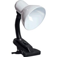 Lampa Birou Clip Alb 1xE27 60W 