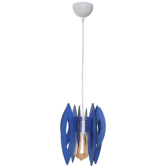 Pendul Elips Albastru 1xE14 60W 70cm