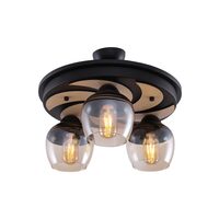 Lustra Maya Negru 3xE27 60W