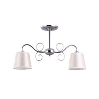 Lustra Ivy Crom+Alb 2xE27 60W