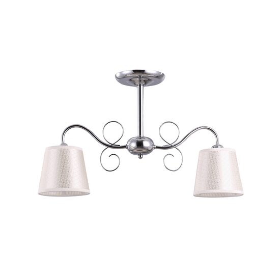 Lustra Ivy Crom+Alb 2xE27 60W