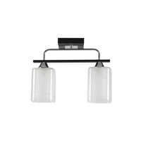 Lustra Niege Crom+Negru+Alb 2xE27 60W