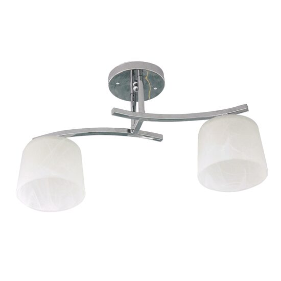 Lustra Nora Crom+Alb 2xE27 60W