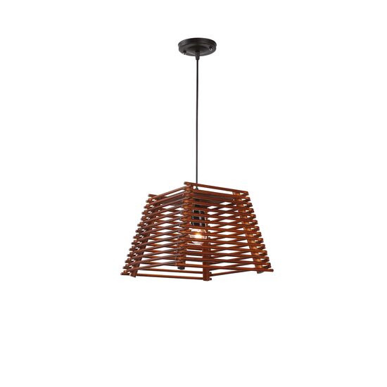 Pendul Manilla Lemn Inchis 1xE27 40W 