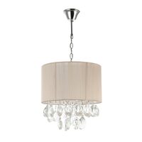 Pendul Retro Crom+Alb 4xE27 60W